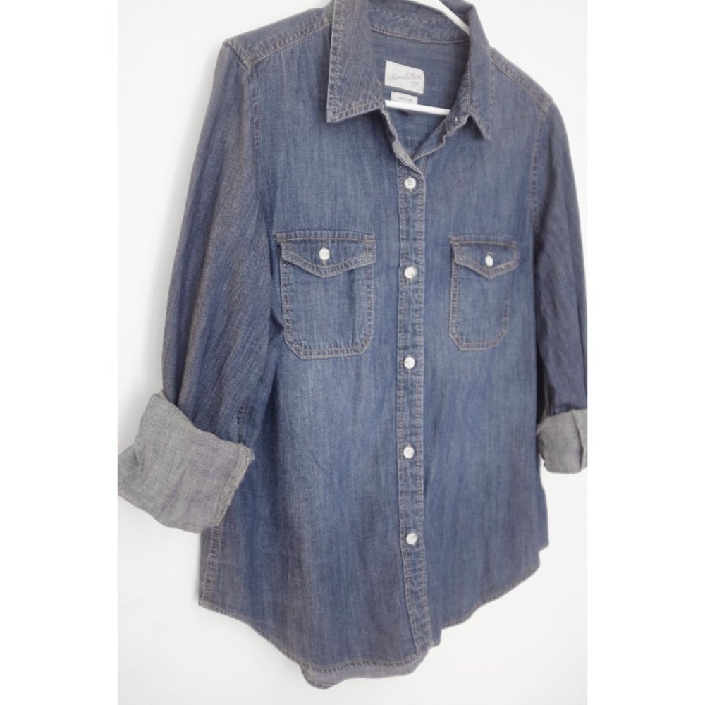 Universal Thread Denim Shirt - Picture 3 of 4